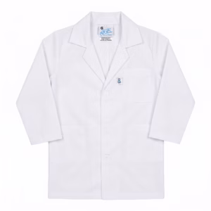 BATA DE LABORATORIO INFANTIL PARA USO ESCOLAR